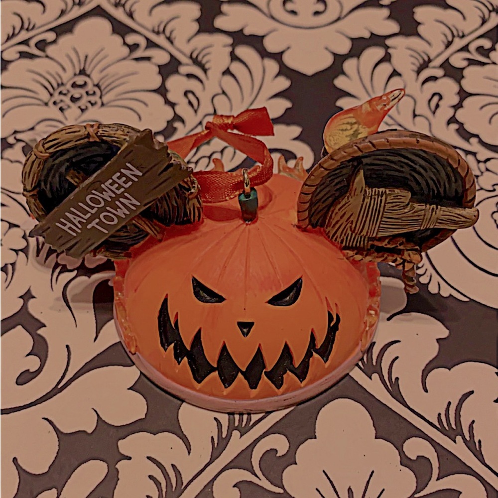 Disney Parks Pumpkin King Hat Christmas Ornament